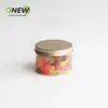 Frasco sellado para alimentos de PET de 260 ml con tapa de rosca botella de plástico transparente frasco para pastel de fruta confitada botella de empaque de medicina tradicional china polvo de panax ginseng