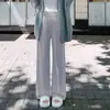 Pantalones de pierna ancha para maternidad, ropa exterior de primavera y otoño, nuevo estilo 2026, talla grande para el embarazo, sin soporte para el vientre, sin ajuste, pantalones casuales de pierna recta