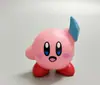 Vinilo Kirby Sentado de Punto Muñeco de Pie Decoraciones para Pastel de Horneado Adornos Escena Adornos de Mesa