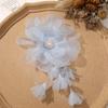 Estilo K de Organdí de Hada Súper Borla de Cristal Flor de Gasa DIY Hecho a Mano Versátil Corsage Tocado Accesorios para Ropa Venta al por Mayor