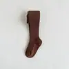 Amazon Transfronterizo Leggings Ajustados Rayados para Bebés y Niños Pequeños y Medianos Mallas Ropa de Exterior Algodón Alta Elasticidad Mallas