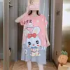 Pijamas para Mulheres, Camisolas de Verão, Roupas Fofas de Estudante Estilo Coreano, Roupas Doces de Casa com Desenho Animado, Camisolas de Verão para Meninas para Usar Fora