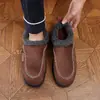 Bolso de cuadros con zapatillas de algodón, suela gruesa de felpa, antideslizante, para usar en casa y al aire libre, cálido, puntera de algodón peluda, venta al por mayor de zapatos de algodón