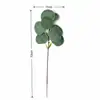 Decoración de Arreglo Floral de Eucalipto Artificial y Muguete de Amazon, Hojas de Eucalipto Transfronterizas, Gypsophila, Margaritas Pequeñas, Follaje Artificial
