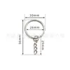 El fabricante suministra accesorios de ferretería para ropa DIY, llaveros, cadenas con baño de metal, anillas, pasadores con ojal y cierres de langosta.