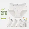 Calzones Triangulares de Algodón para Bebé, Niña y Mujer Clase A 10A Antibacterianos, Entrepierna 100% Algodón, Transpirables, Amigables con la Piel, Ropa Interior de Algodón Puro para Niñas