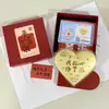 Colgante Puro de Oro 999 en Forma de Corazón, Simbolizando Amor y Devoción, Adecuado como Regalo para Novia en el Día de San Valentín Qixi, Mayoreo