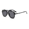 3627 Gafas de Sol Metálicas Estilo Aviador con Doble Puente Comercio Electrónico Transfronterizo Comercio Exterior Amazon Moda UV400 Estilo Europeo y Americano