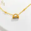 Bolsa Sha Jin Fu Bolsa Pequena com Cadeado Pulseira de Orquídea Cor de Esmalte Flor Gotejante Pulseira com Corrente AB com Corrente Extensora para Mulheres