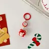Serie Navideña Linda Colgantes Pequeños Llavero de Dibujos Animados para Estudiantes Colgantes Pequeños Tienda Boutique Colgantes Pequeños de Regalo de Navidad