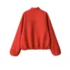 Novedades Verano 2026 Moda Callejera Femenina Transfronteriza Europea y Americana Chaqueta Bomber de Manga Larga W08 0523