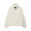 Ins ropa de mujer al por mayor estilo europeo y americano transfronterizo chaqueta de nailon holgada casual retro con cuello alto 1366523