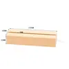 Luz de Noche Táctil de Madera DIY Base Acrílica Luminosa Luz de Noche de Madera de Caucho Base Luminosa LED Modelo de Carga