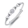 Pulsera Frosty de Extremo Abierto, Pulsera de Estrella, Pulsera de Empuje y Tirón, Pulsera de Amistad Ajustable, Diagrama de Aplicación de Joyería