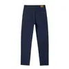 Comercio Exterior Transfronterizo Estilo Coreano Pantalones Casuales de Algodón Puro con Forro de Felpa Pantalones de Moda de Pierna Recta para Hombre Pantalones Gruesos de Negocios Ajustados Otoño e Invierno