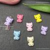 Novas joias de desenho animado para unhas de gato, acessórios de resina com cola de creme alto, grampos de cabelo faça você mesmo, acessórios de armadura