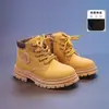 Botas Martin Infantis 2026 Nova Coleção Outono e Inverno Botas de Cavaleiro Britânico para Meninos Botas Amarelas Deserto da Pradaria para Meninas