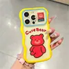 Capa para Celular Apple 17promax Onda de Cores Dopamina Animais Pequenos Fofos 16/15 Janela Grande