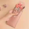Bolsa de Belleza Personalizada Brocha de Maquillaje Juego de Ocho Piezas de Alta Calidad Portátil Brocha para Corrector y Polvos Herramienta de Maquillaje de Cerdas Suaves