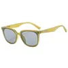 2023 Nueva tendencia de moda piloto clásico gafas de sol para mujer montura multicolor lente degradada multicolor