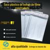 Saco envelope com plástico bolha coextrudado cinza e branco saco envelope com plástico bolha saco com plástico bolha saco autoadesivo saco de embalagem transfronteiriça envelope de PE com plástico bolha