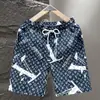 Pantalones cortos casuales de verano finos de jacquard para hombre, holgados, de longitud media, cinco puntos, para usar en exteriores, shorts grandes
