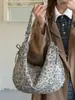 Bolso tote único con estampado de leopardo para mujer, nuevo modelo otoño e invierno 2026, gran capacidad, bolso versátil para el día a día, bolso de hombro y cruzado casual