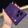 Adecuado para Funda de Teléfono Móvil Apple 16Promax Magnética Cuadrada de Cuatro Esquinas Anticaída Iphone15/14 Lente Todo Incluido 13
