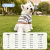 Ropa para perros de primavera y otoño, sudadera con capucha fresca y sencilla estilo universitario, adecuada para correas, ropa de dos patas para perros Teddy, indumentaria para gatos mascota