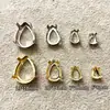Soporte de Base de Cobre con Garras Huecas Color K Blanco con Agujeros Laterales, Soporte de Garra Hueca, Soporte para Diamantes, Accesorios para Manualidades para Coser Ropa, Bolsos, Zapatos