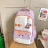 Mochila Escolar para Niñas Estudiantes de Primaria 2025 Nueva Alto Valor de Color Estudiantes de Secundaria Letras Estudiantes Universitarios Mochila de Preparatoria