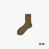 Calcetines para Mujer Zhuji, Calcetines de Verano Finos de Media Pantorrilla, Calcetines de Algodón Puro, Calcetines sin Costuras con Encaje, Calcetines con Volantes, Calcetines con Volantes para Mujer