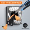 Panel Cubierta de Orificio para Cables Adhesivo para Pared de TV, Cable de Red, Aire Acondicionado, Cubierta de Orificio para Cables, Uso Doméstico, Placa Decorativa para Cables Eléctricos sin Taladro