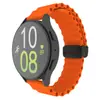 Adecuado para Samsung/Huawei Watch Series Marine Plegable Hebilla Magnética Correa de Silicona 20/20mm Correa de Muñeca