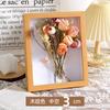 Porta-Retrato Oco para Secar Flores, Produção DIY de Espécimes de Flores Imortais, Rosas Secas, Porta-Retratos de Flores Preservadas