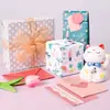Papel de Regalo Clásico de Amazon 80g Papel Kraft Blanco Venta al por Mayor Fresco Día de San Valentín Regalo de Cumpleaños Bolsa Nueva