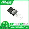 Tubo Mos de Canal N de Alta Tensão 10N65 10A 650V Pacote To-220F Chip Grande Tubo de Efeito de Campo de Potência