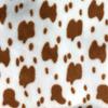 Mancha pelo de conejo pequeño estampado de leche tela blanco y negro mancha pequeño pelo de conejo peluche juguete sombrero ropa polar