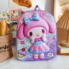 Nueva Mochila Escolar para Niños Jardín de Infancia Niños y Niñas de 2 a 6 Años Lindo Dibujo Animado Spider-Man Aisha 3D Estéreo Doble Espalda
