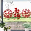 Festival de Primavera 2026 Año del Caballo, Felicitaciones por el Año Nuevo, Pegatinas Electrostáticas para Puertas y Ventanas de Cristal, Centros Comerciales, Pegatinas Decorativas Removibles sin Pegamento