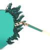 Gafas de sol sin montura de diamantes de colores, gafas de sol de moda transfronterizas, nuevas gafas de sol personalizadas en forma de llama europeas y americanas
