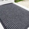 Alfombra Antideslizante Felpudo de Doble Raya Felpudo para Puerta de Entrada Felpudo de PVC Resistente a la Suciedad para Pasillo Hotel Felpudo Comercial para Puerta