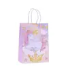 Nuevas Bolsas de Regalo Temáticas de Unicornio Fantasía, Bolsas de Papel Kraft, Bolsas de Tote para Fiesta, Bolsas de Regalo al por Mayor