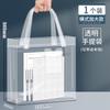 Bolsa para Documentos Transparente Sala de Examenes Especial Examen de Ingreso a Preparatoria Gran Capacidad A4 Maletín de Plástico Bolsa de Almacenamiento para Papelería Impermeable