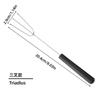 Garfo para Fondue de Queijo Chocolate Aço Inoxidável Conjunto de 6 Peças Cabo de Plástico Colher para Molho Garfo Colher de Chocolate terno