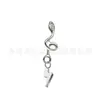 Jiangtai F136 Clavo de Hueso de Oreja de Titanio Colgante con Forma de Serpiente Incrustado con Circonita Aleación de Titanio G23 Transfronteriza Joyería de Piercing para el Cuerpo Clavo de Oreja