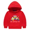 Me contro te Moletom com Capuz Infantil Roupas de Inverno Camiseta de Manga Longa com Forro de Lã Infantil Casaco Top Espessado