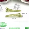 6CM-11CM Simples Joker Presilha de Pegar Cabelo Feminino Parte de Trás da Cabeça Pente de Cabelo Preguiçoso Presilha Champagne Transparente Acessórios de Cabelo Grampo de Cabelo Sem Marca