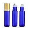 Frasco Roll-on para óleos essenciais, 5ml, marrom, frasco de vidro transparente com esfera de aço, frasco aplicador de líquidos, frasco de vidro à prova de luz, disponível para atacado