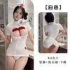 Fan Lei Lencería Sexy Enfermera Sexy Femenina Falda Corta Tentación Juego de Rol Pijama de una Pieza Traje Uniforme 696